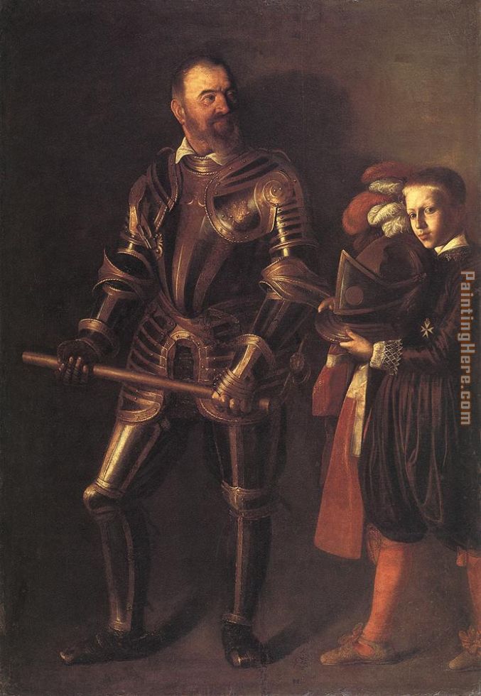 Portrait of Alof de Wignacourt painting - Caravaggio Portrait of Alof de Wignacourt art painting